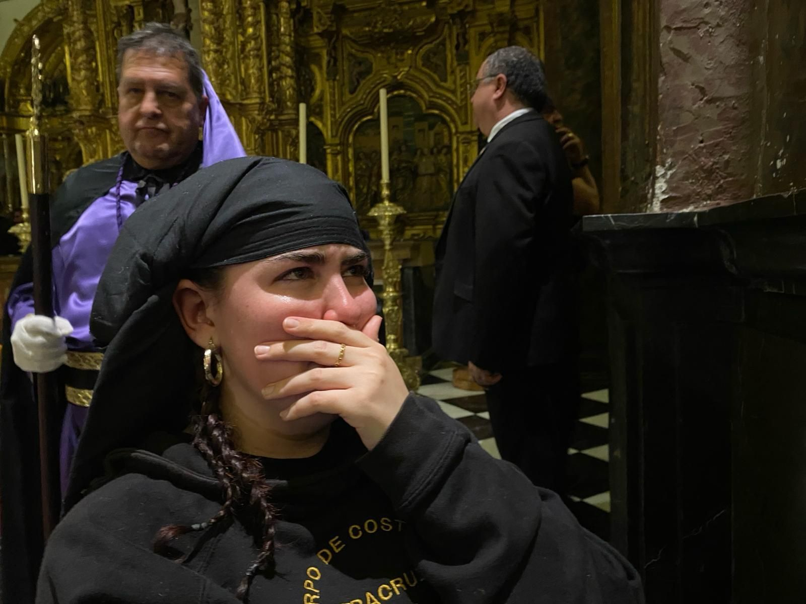 En imágenes: Primera suspensión en la tarde del Jueves Santo