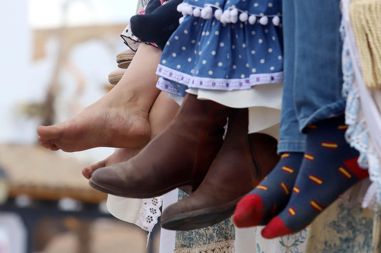 Imágenes del ambiente El Rocío y en Casas de Hermandades