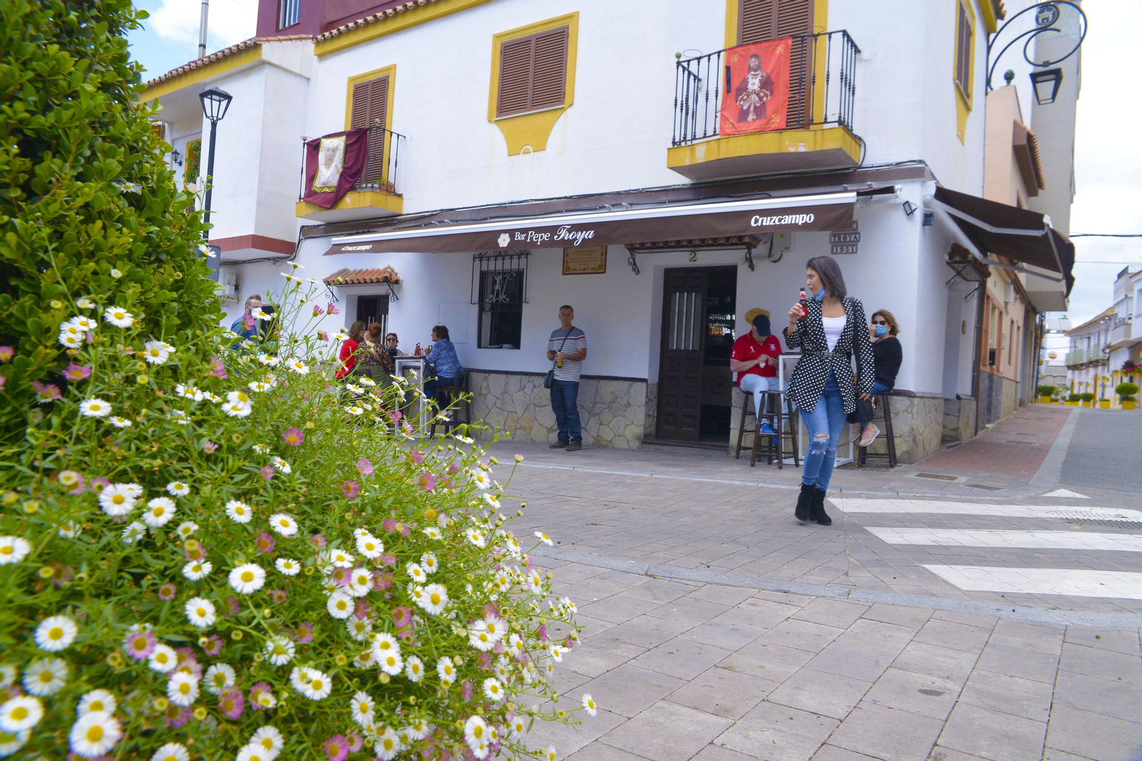 Terrazas  de Algeciras en la fase 1 despues del confinamiento