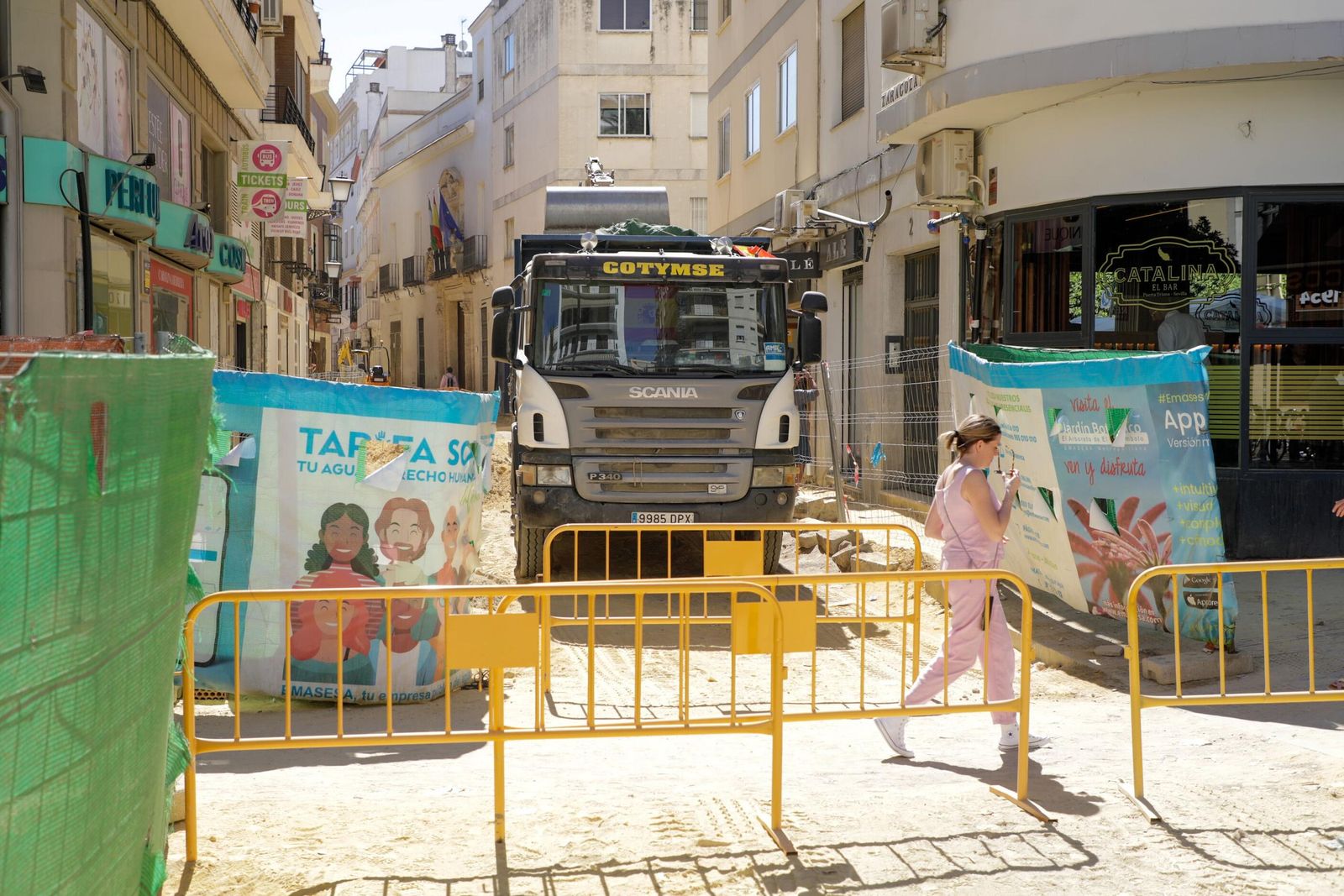 Las fotos de las obras en la calle Zaragoza de Sevilla