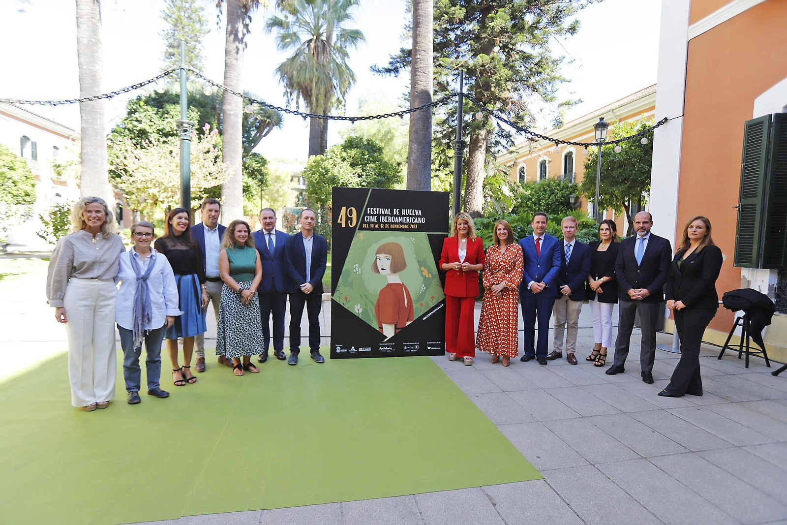 Presentación del cartel anunciador de la 49 edición del Festival de Cine Iberoamericano de Huelva
