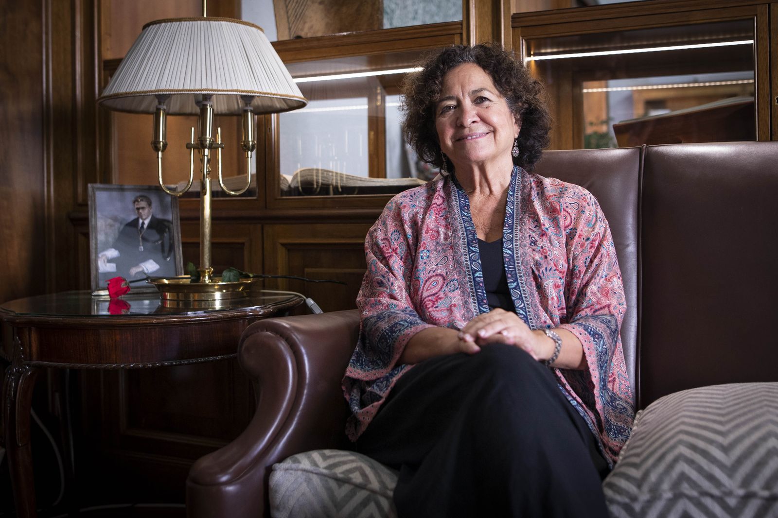 Pilar Aranda, en su despacho del Hospital Real.