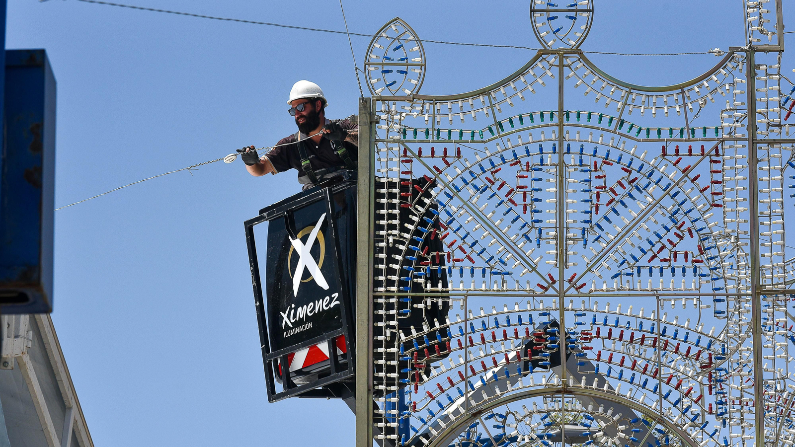 El montaje de la Feria Real de Algeciras 2023 en imagenes