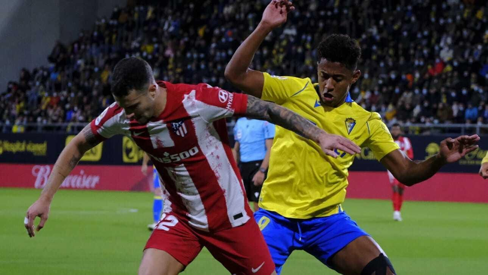 Las imágenes del Cádiz-Atlético de Madrid