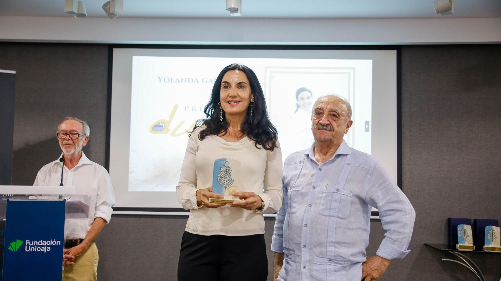 Premio para la chef Yolanda García. Premio para la chef Yolanda García.
