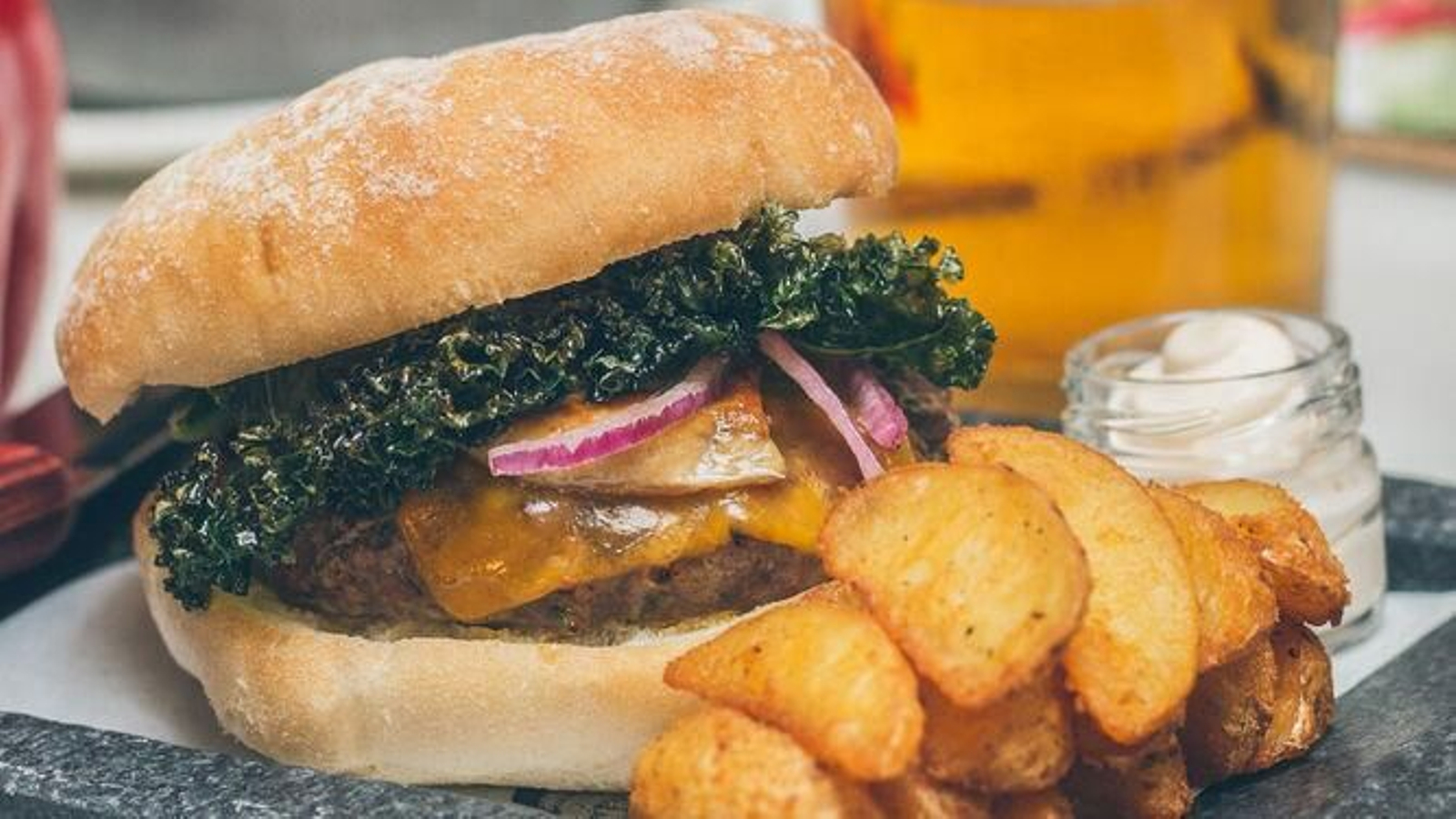 Hamburguesa de Torres y García.