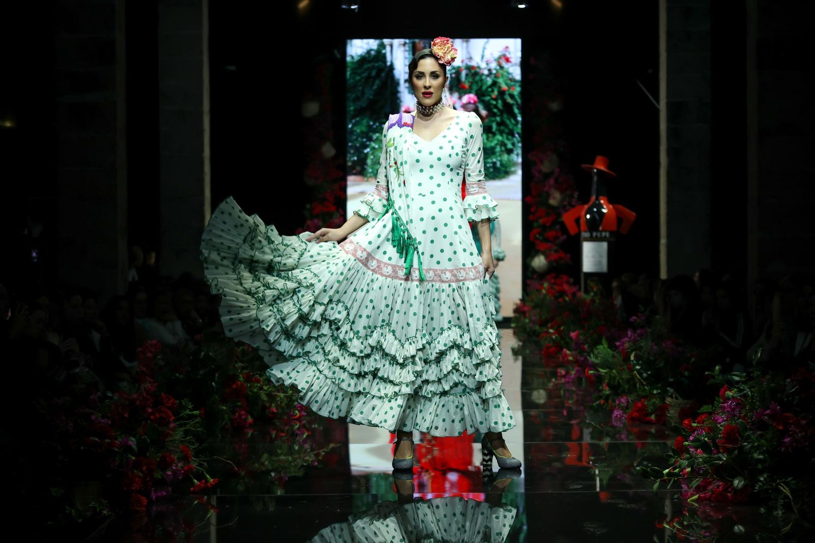 Desfile de Delia Flamenca Pol Núñez en la Pasarela Flamenca Tío Pepe Jerez 2024