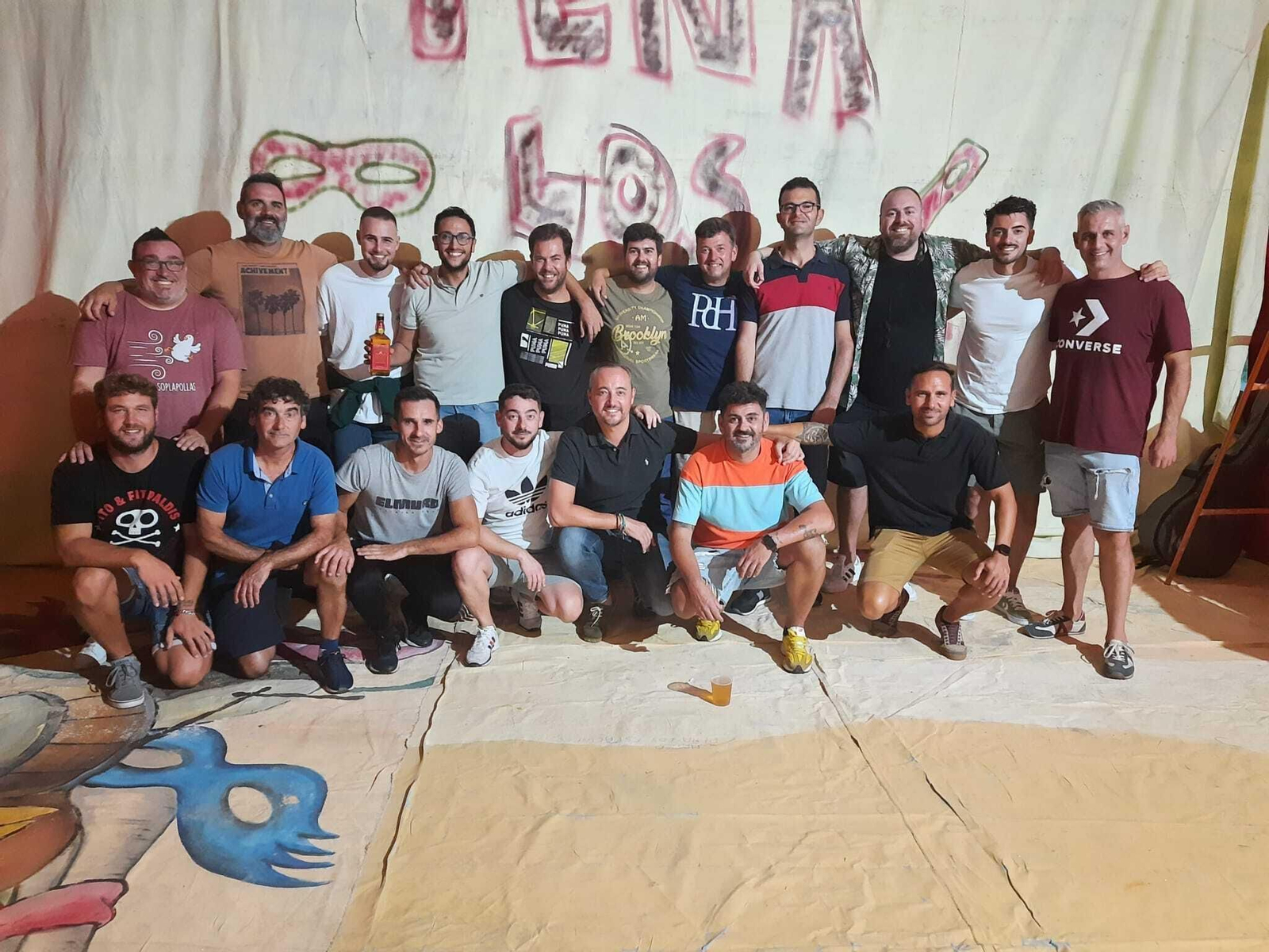 Comparsa 'Los refugiados'.