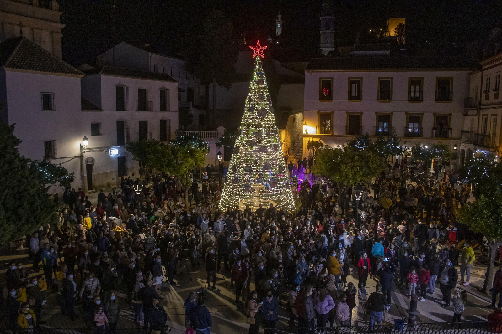 Estapa luce su iluminación navideña desde el pasado 4 de noviembre.