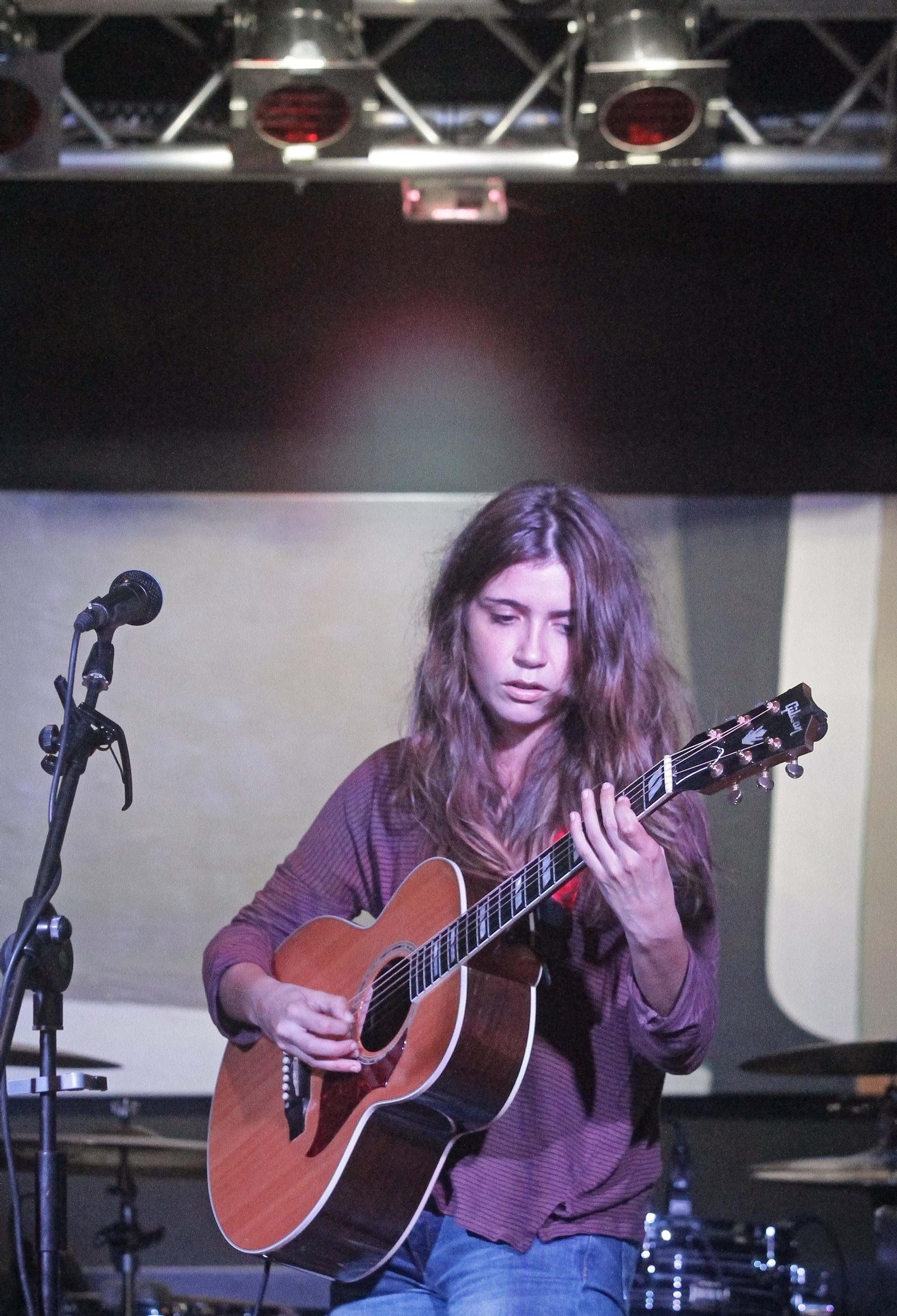 Carmen Boza, durante uno de sus conciertos. Carmen Boza, durante uno de sus conciertos.