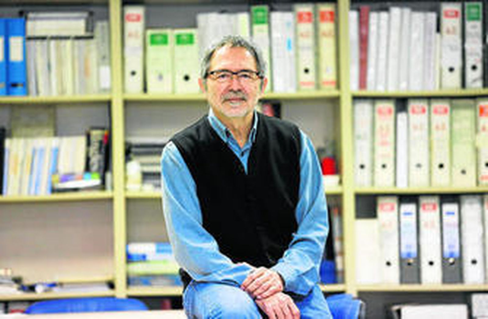 Pedro Galán, en la Unidad de Radiofísica del Hospital Regional.