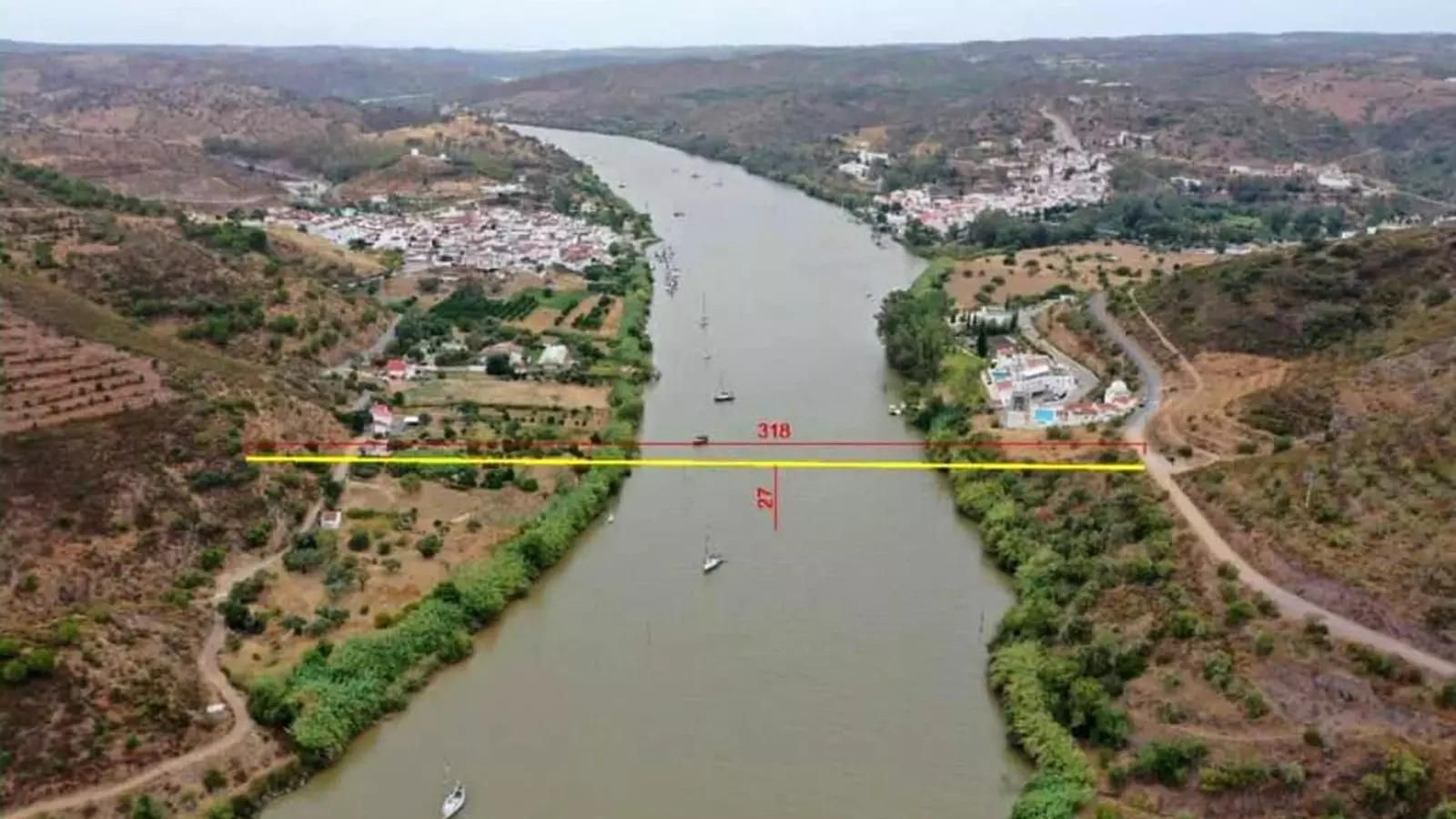 Características del puente proyectado entre Alcoutim y Sanlucar de Guadiana. Características del puente proyectado entre Alcoutim y Sanlucar de Guadiana.