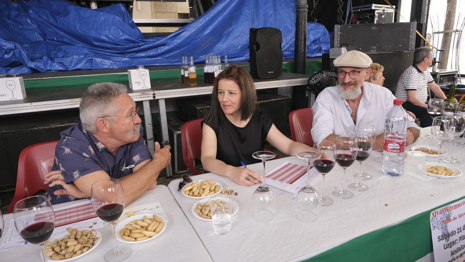 Imágenes del concurso de cata de vinos de las Fiestas de Abrucena 2022