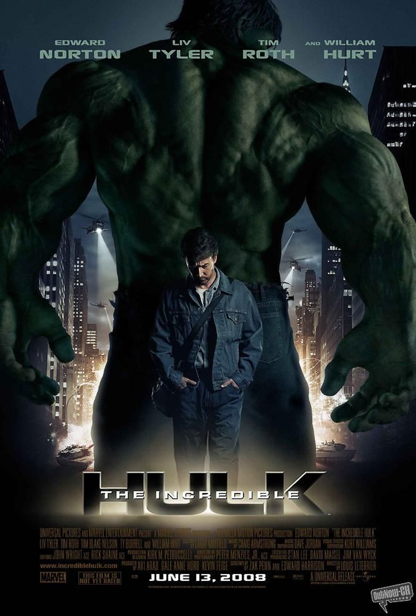 Cartel de 'El increíble Hulk'