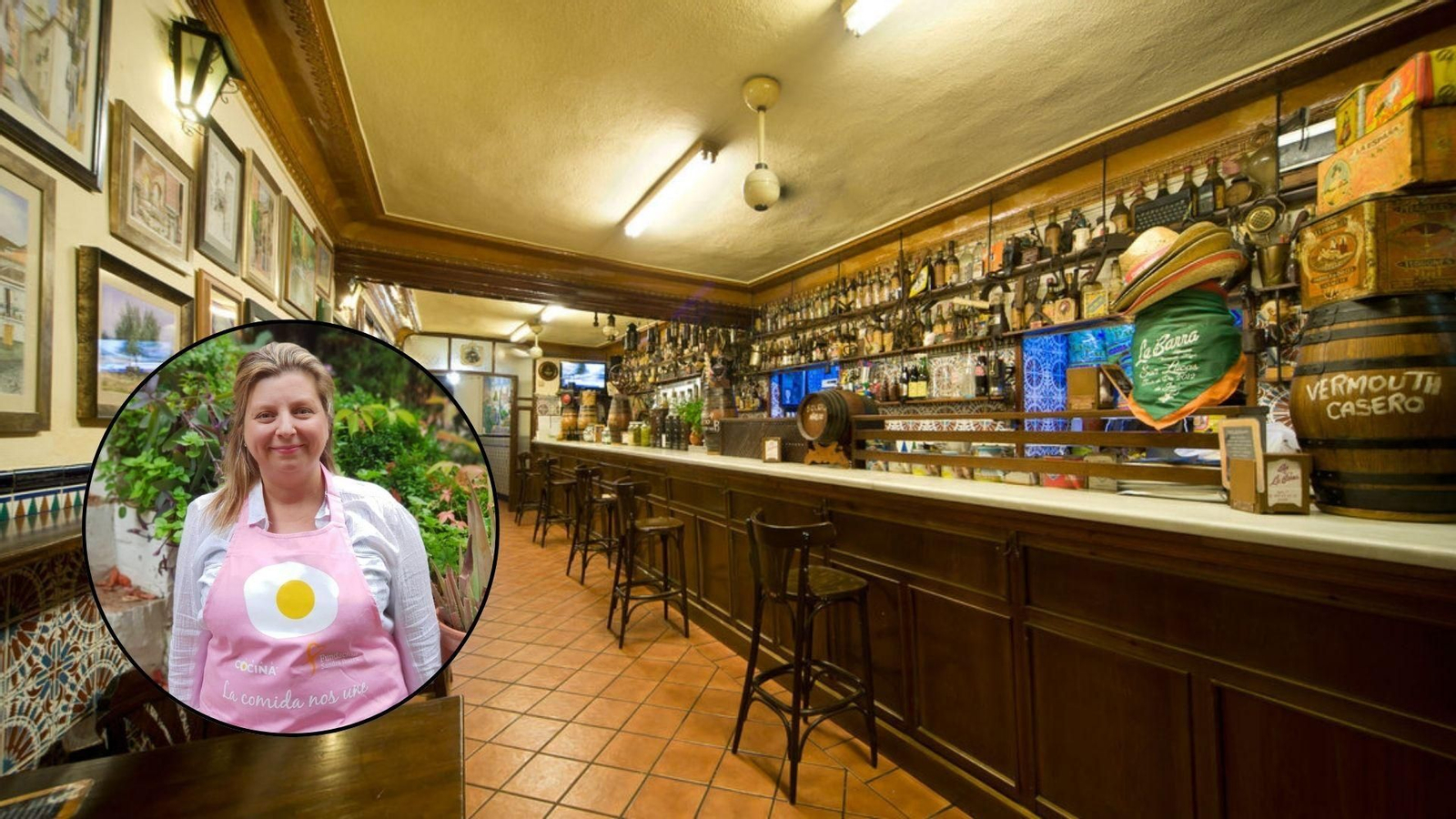 El Bar La Barra te espera con su tapa número uno: la morcilla en caldera con un rossini bien frío, bebida propia de esta tasca jiennense.