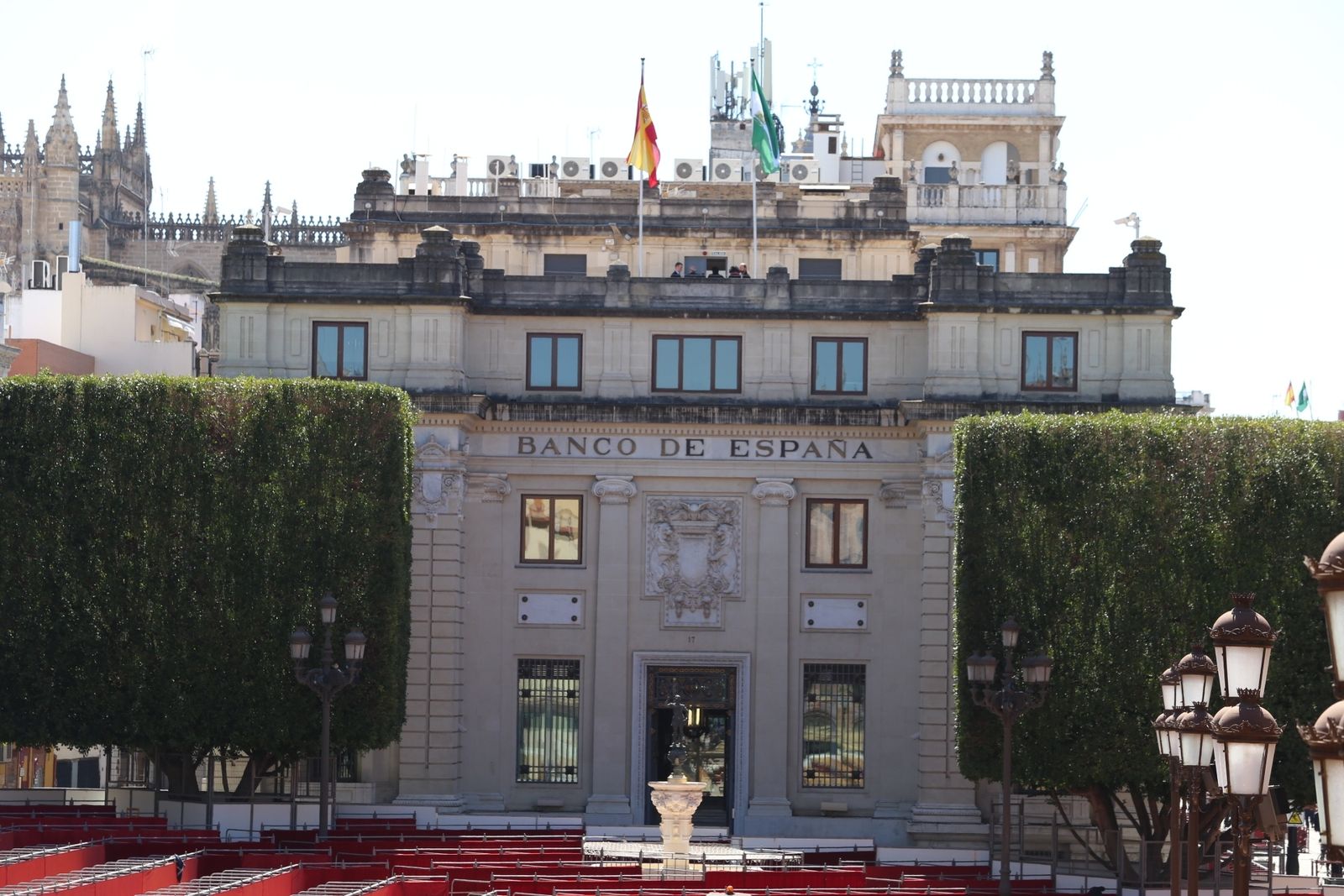 Exterior del Banco de España.