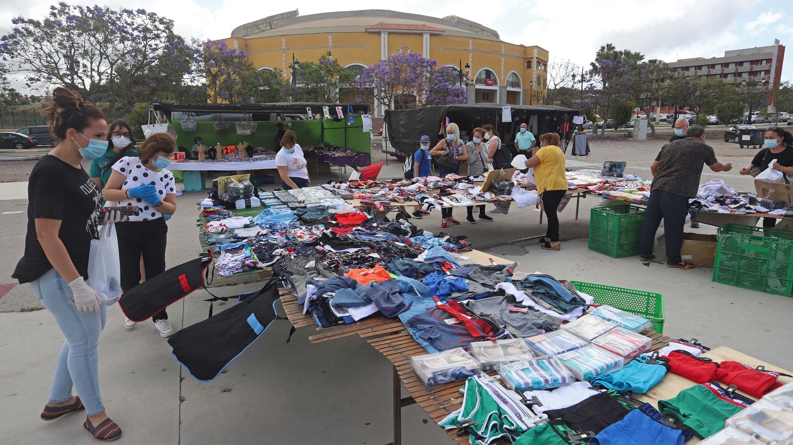 Reapertura del mercadillo de Los Barrios