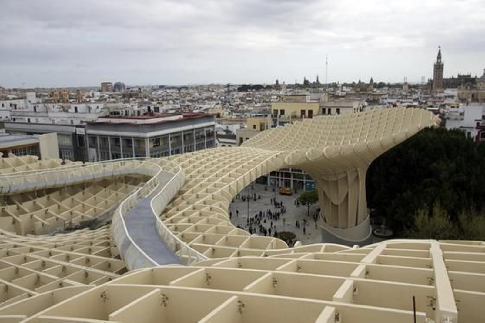 Vistas desde las pasarelas del Metrosol Parasol.

Foto: Juan Carlos Munoz