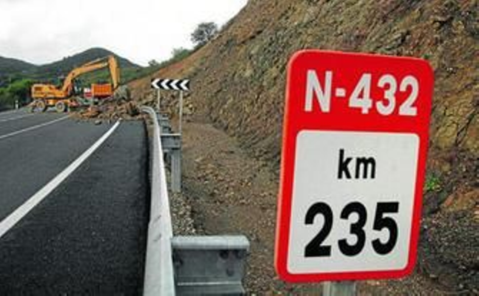 Obras del Ministerio de Fomento en la N-432