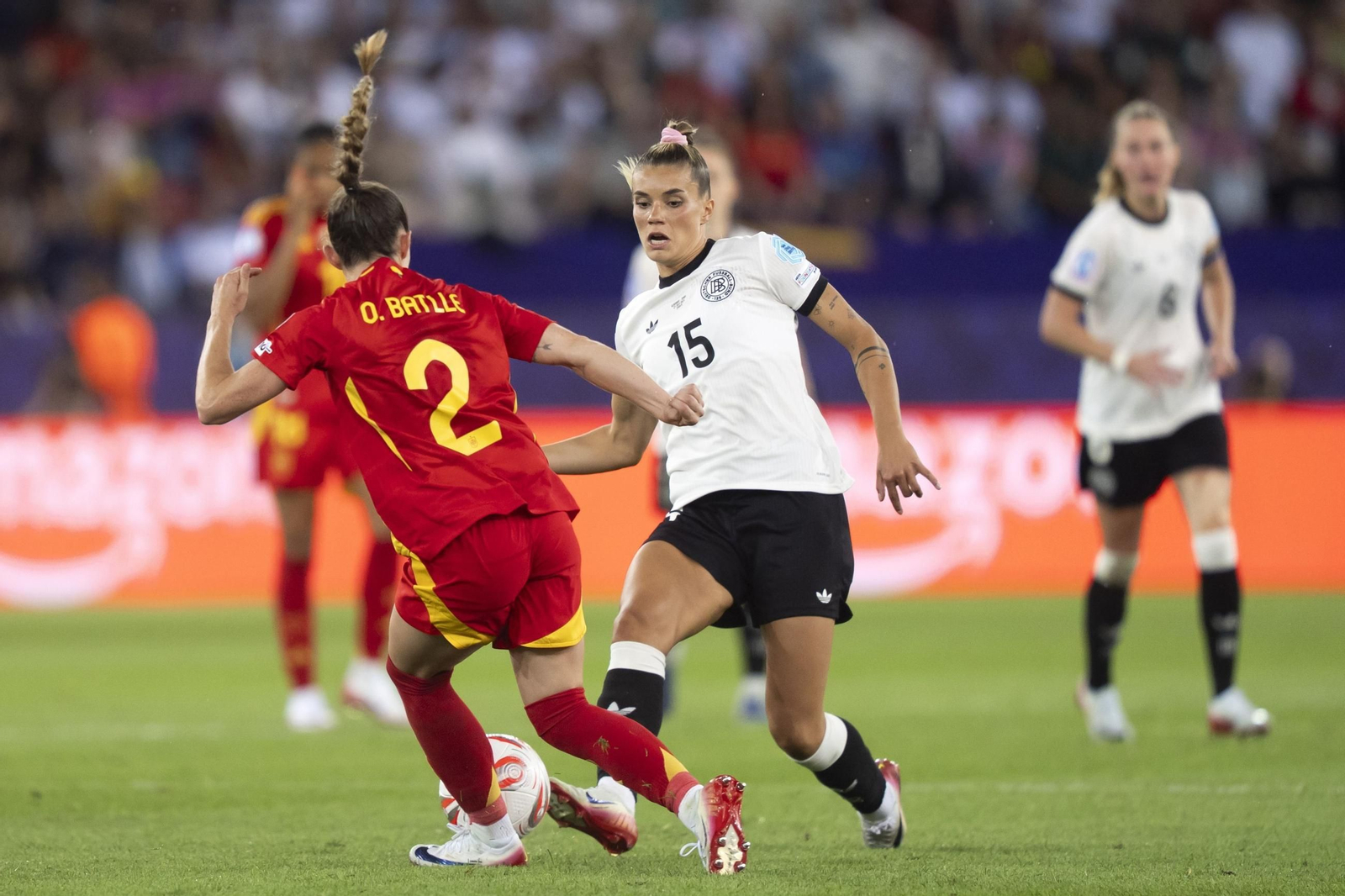 Las mejores imágenes del pase a la final de España ante Alemania en la Eurocopa femenina