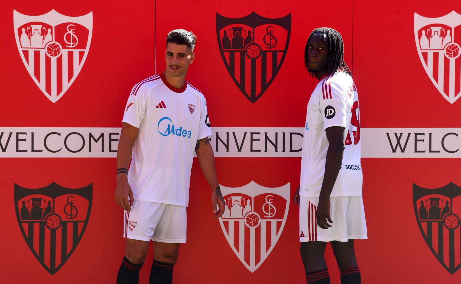 Presentación de Fabio Cardoso y Batista Mendy