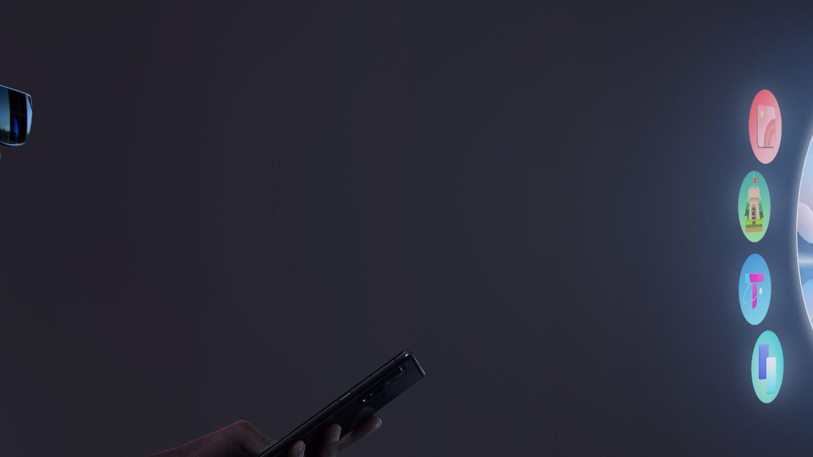 Gafas de realidad aumentada OPPO AR Glass 2021.