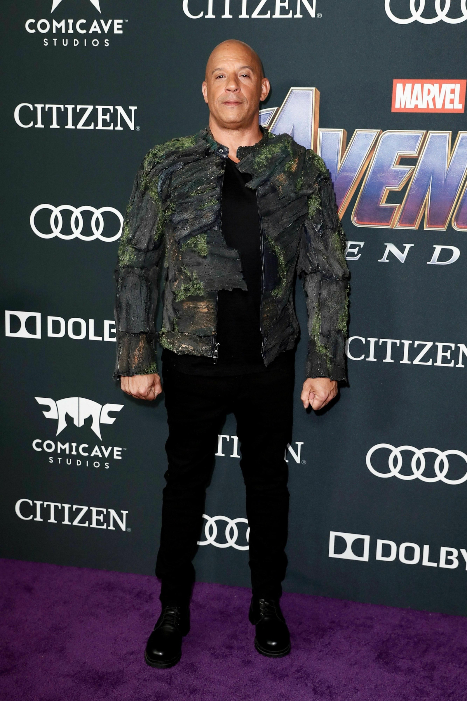 Vin Diesel Vengadores: Endgame, la alfombra roja de la première más esperada del año