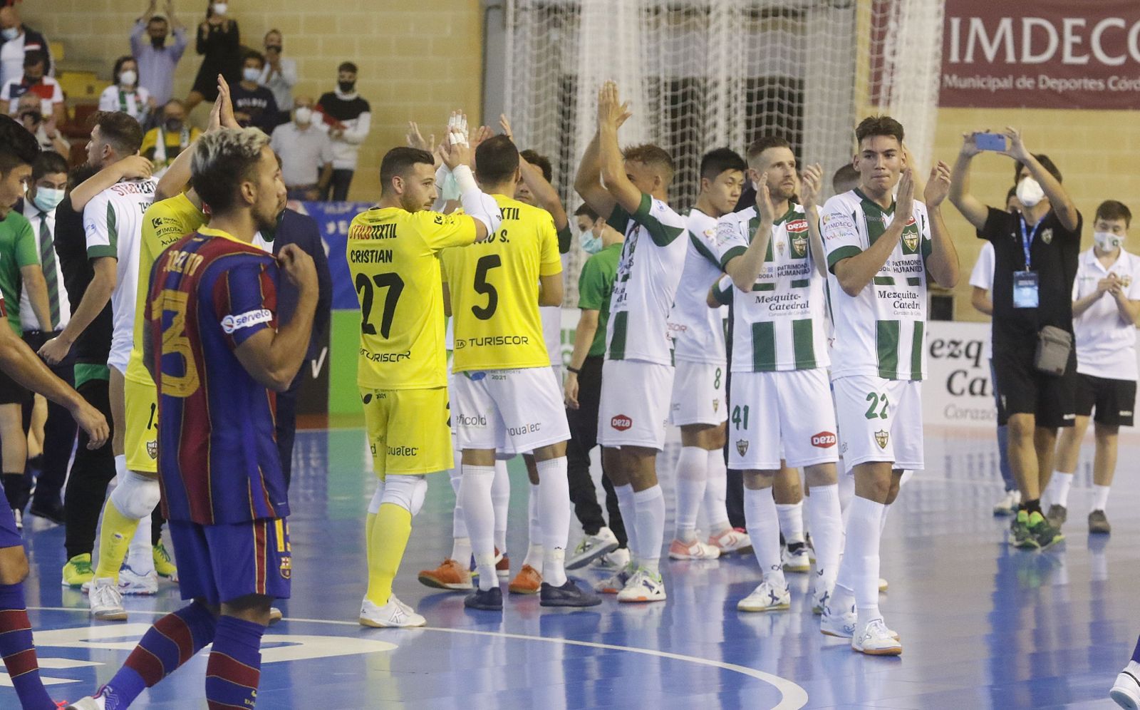 Las fotos de la hazaña: la victoria del Córdoba Futsal ante el Barça