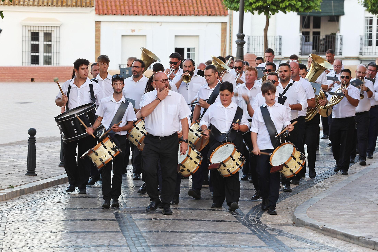Imágenes de la procesión de Nuestra Señora de los Milagros en Palos de la Frontera Imágenes de la procesión de Nuestra Señora de los Milagros en Palos de la Frontera