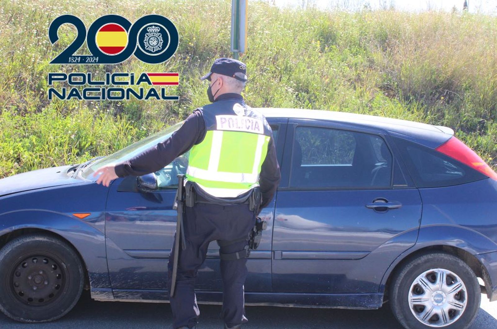 Imagen de un control de la Policía Nacional