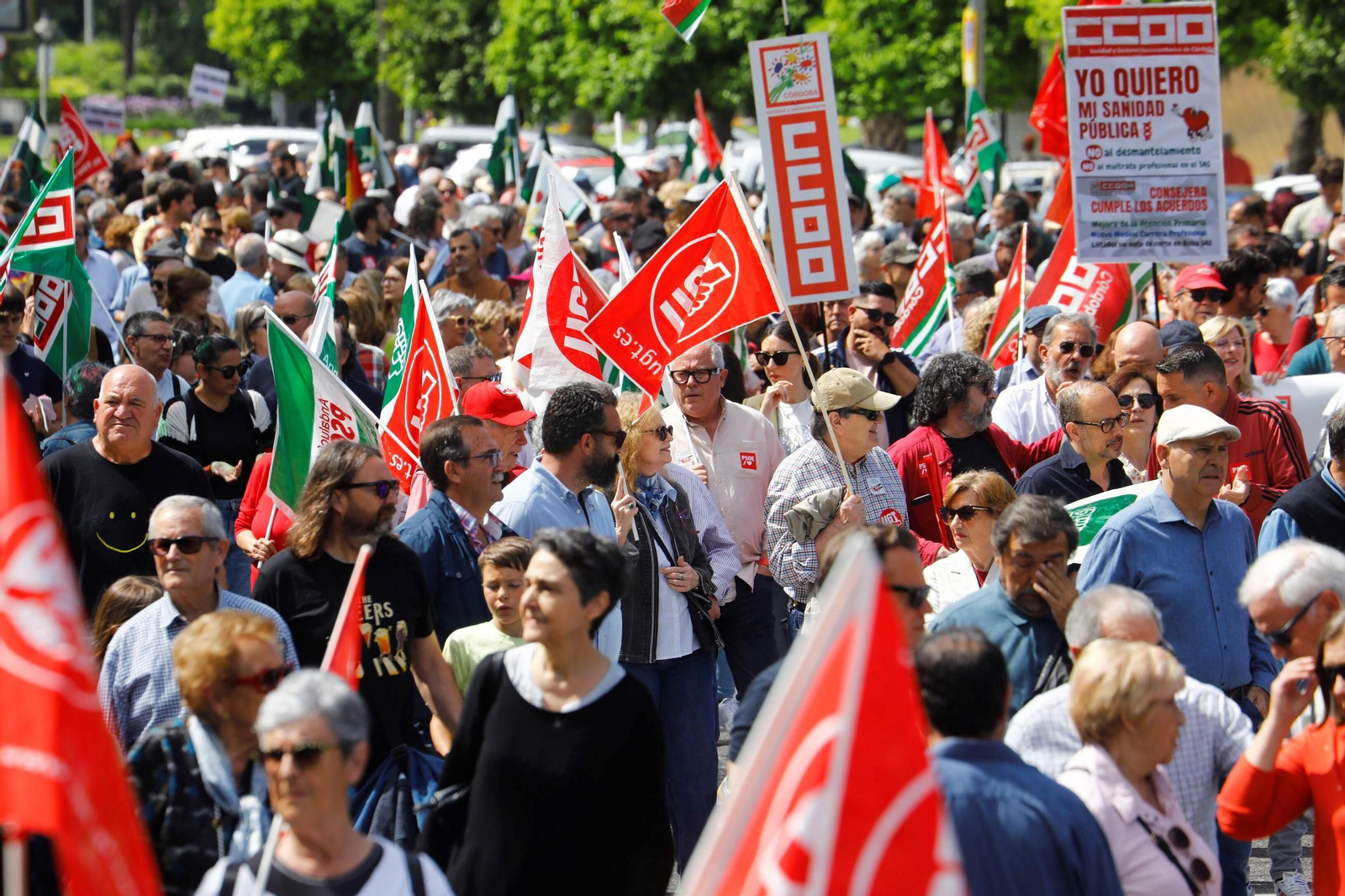 Todas las imágenes de la manifestación del 1 de mayo en Córdoba Todas las imágenes de la manifestación del 1 de mayo en Córdoba