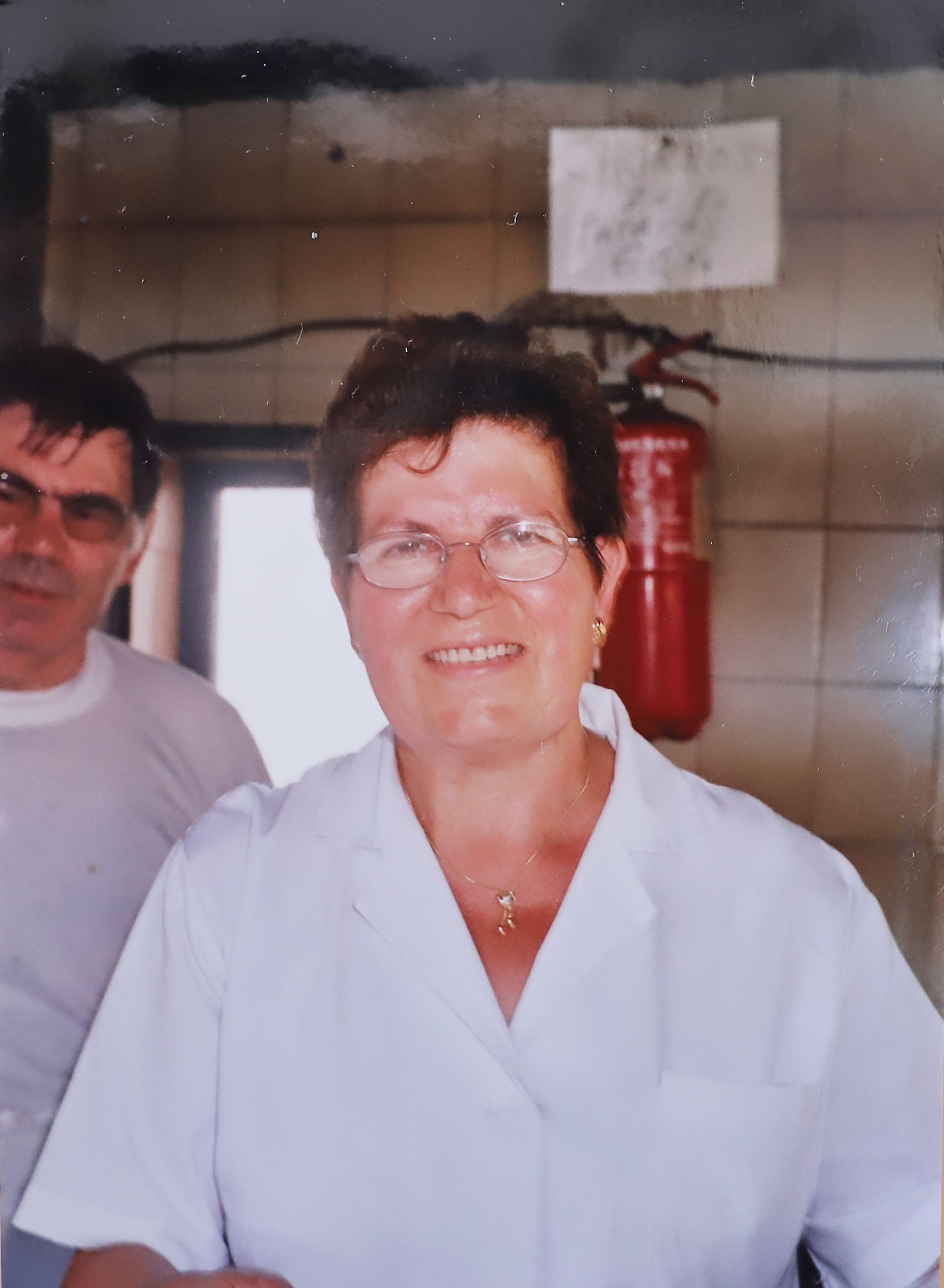Carmen, en una imagen más reciente, antes de su jubilación.