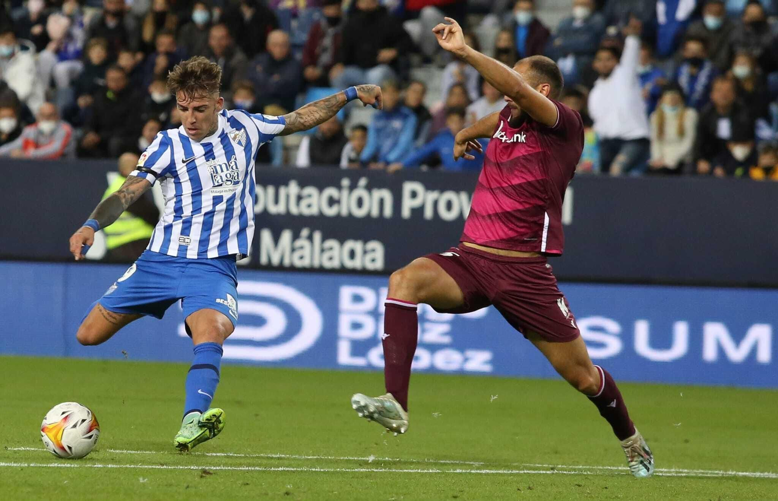Las fotos del Málaga-Real Sociedad B