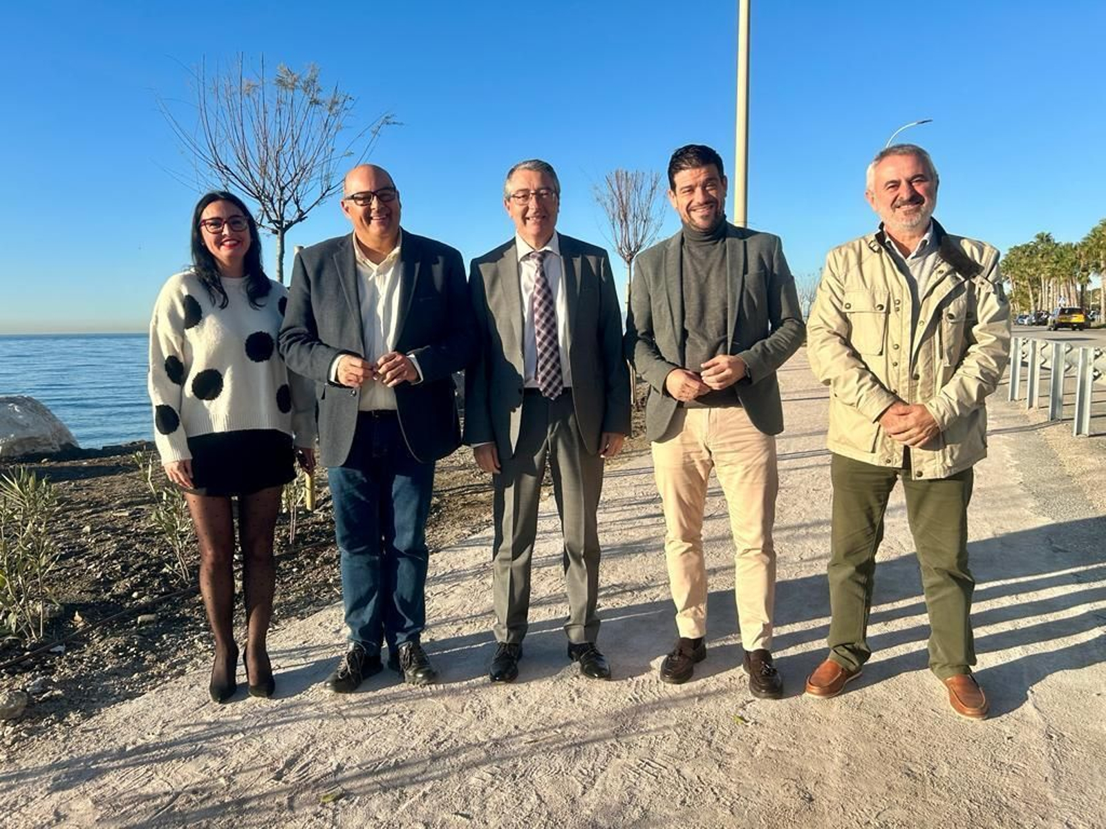 Inauguración de la Senda Litoral entre Benajarafe y Rincón de la Victoria