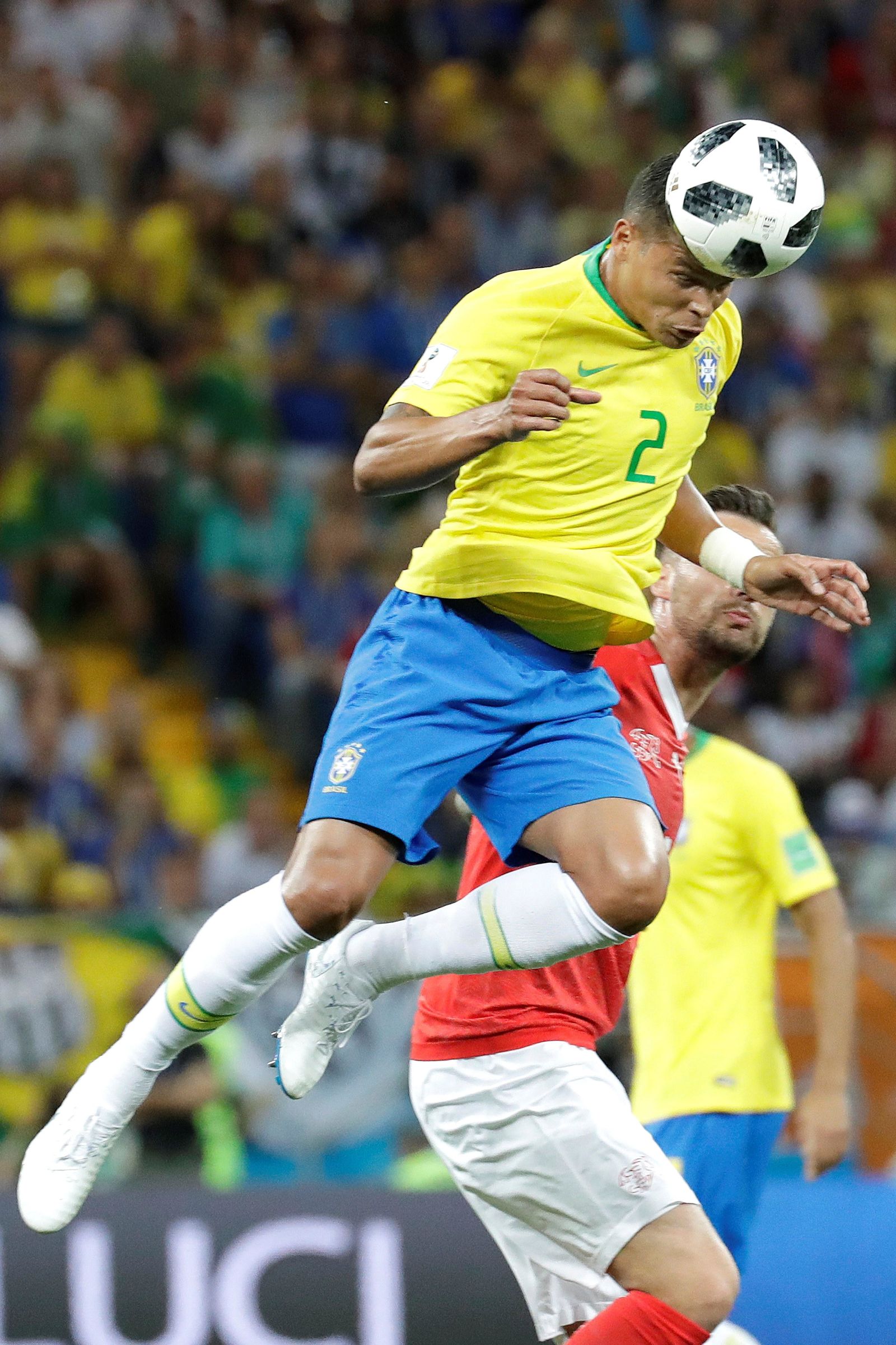 Las imágenes del Brasil-Suiza