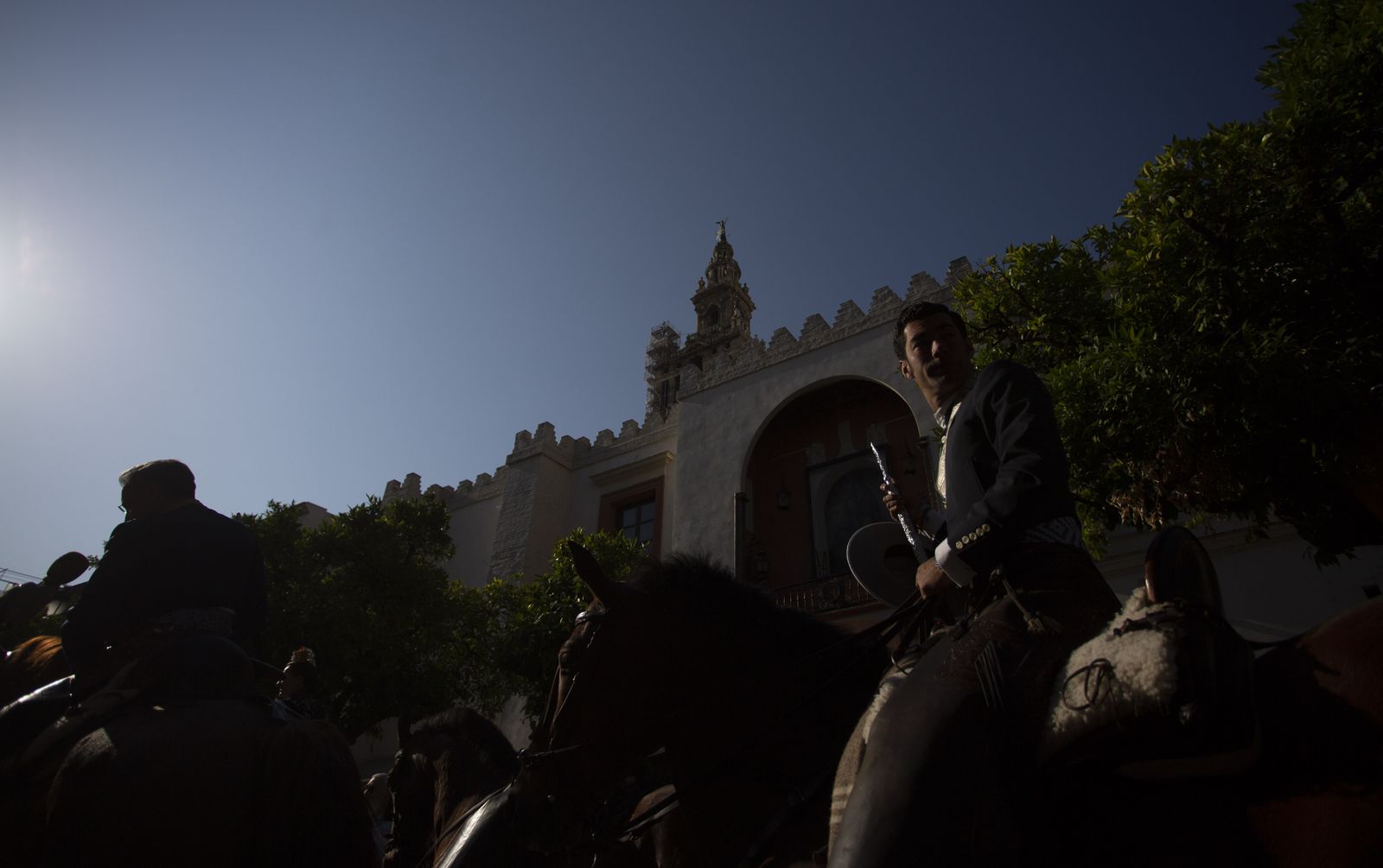 Salida de la Hermandad de Sevilla hacia El Rocío