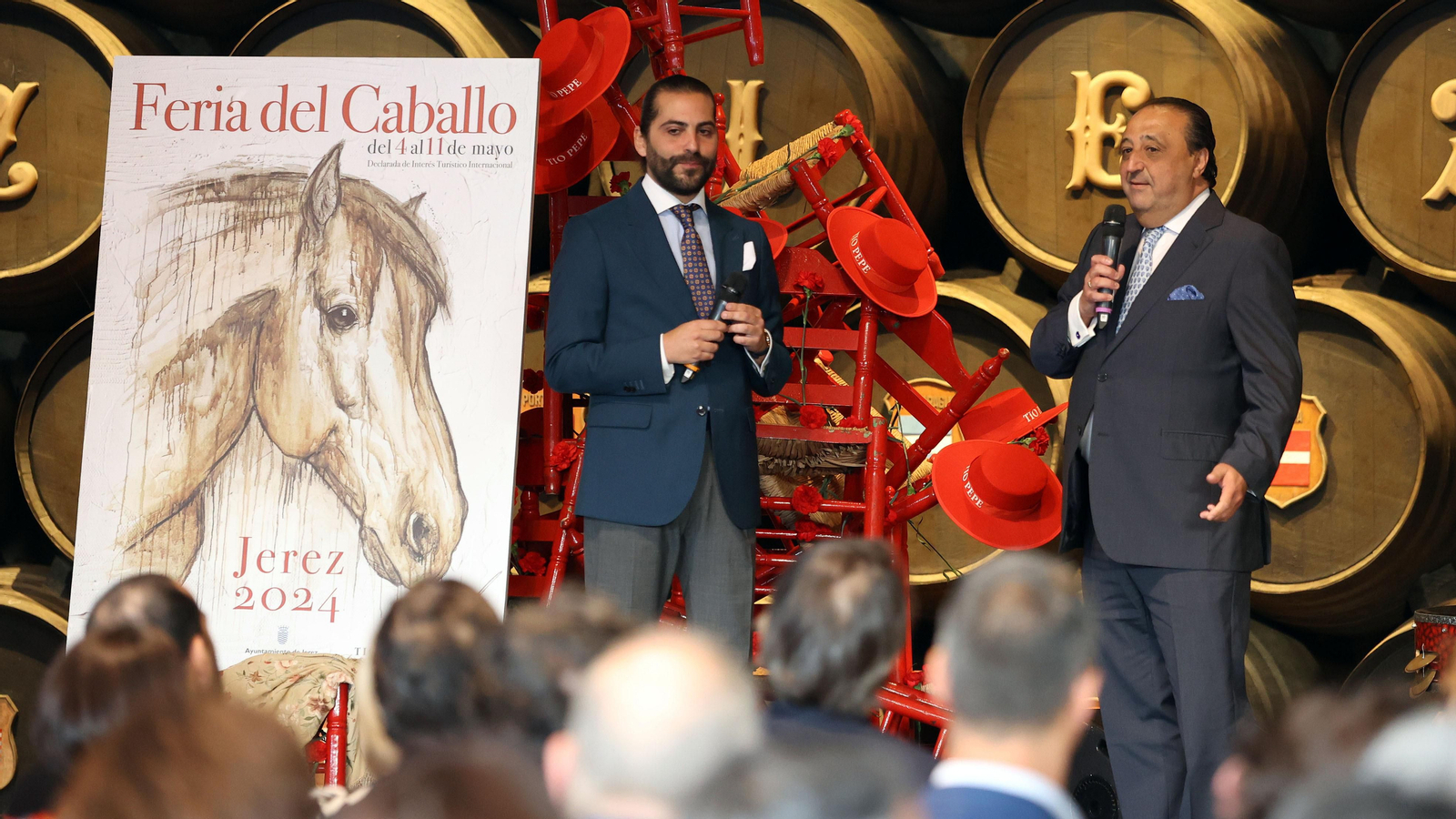 Presentación del cartel de la Feria del Caballo de Jerez 2024 en Bodegas González Byass