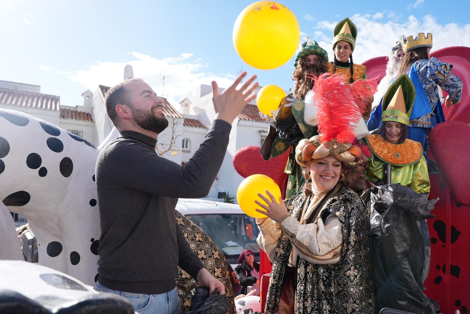 Los Reyes Magos desembarcan en Casares Costa