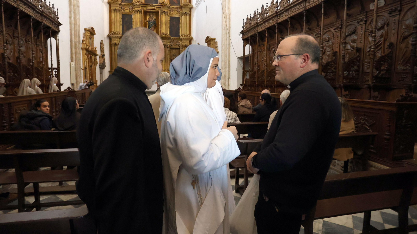 Misa de despedida en la Cartuja de Jerez a las hermanas de Belén