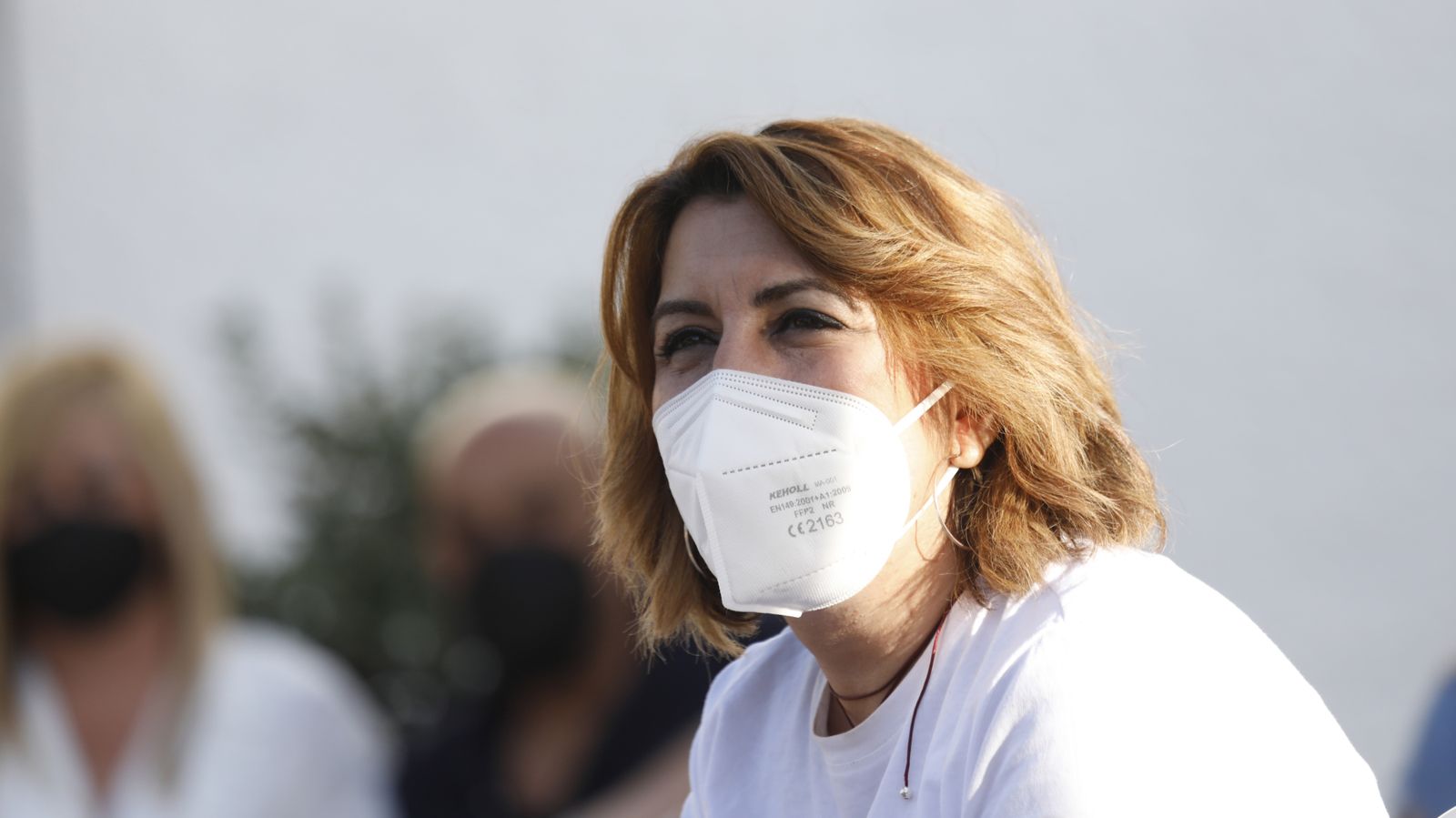 Las fotos de Susana Díaz con simpatizantes en Algeciras