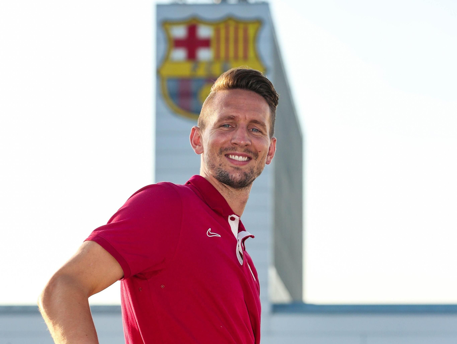 De Jong, en la ciudad deportiva Joan Gamper.