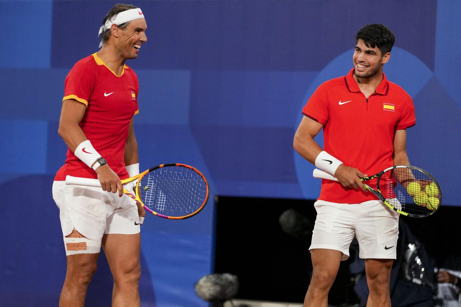 Rafa Nadal y Carlos Alcaraz