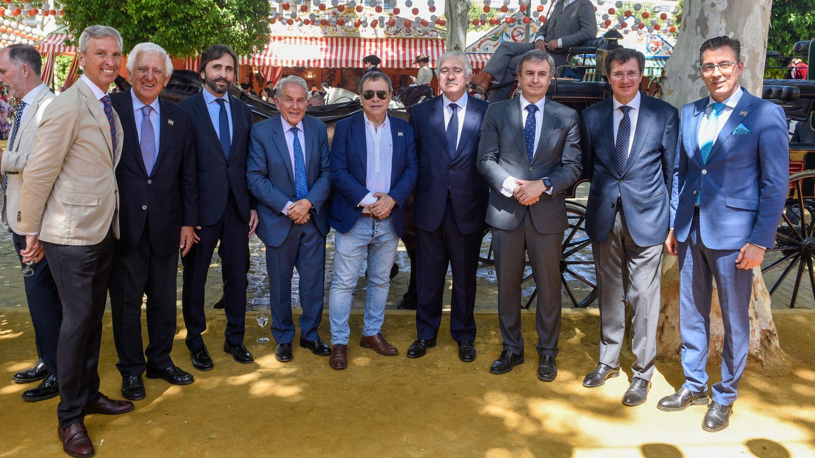 Germán del Real, Santiago Herrero, Ignacio Jiménez Soler, Antonio Pascual, Mariano Hoya, Pepe Bogas, Rafael Sánchez Durán, Pepe Casas y Joaquín Segovia.