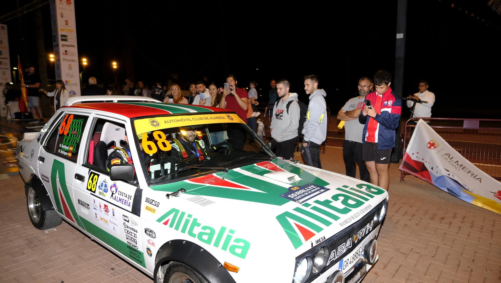 La salida de la 50 edición del Rallye Costa de Almería, en imágenes
