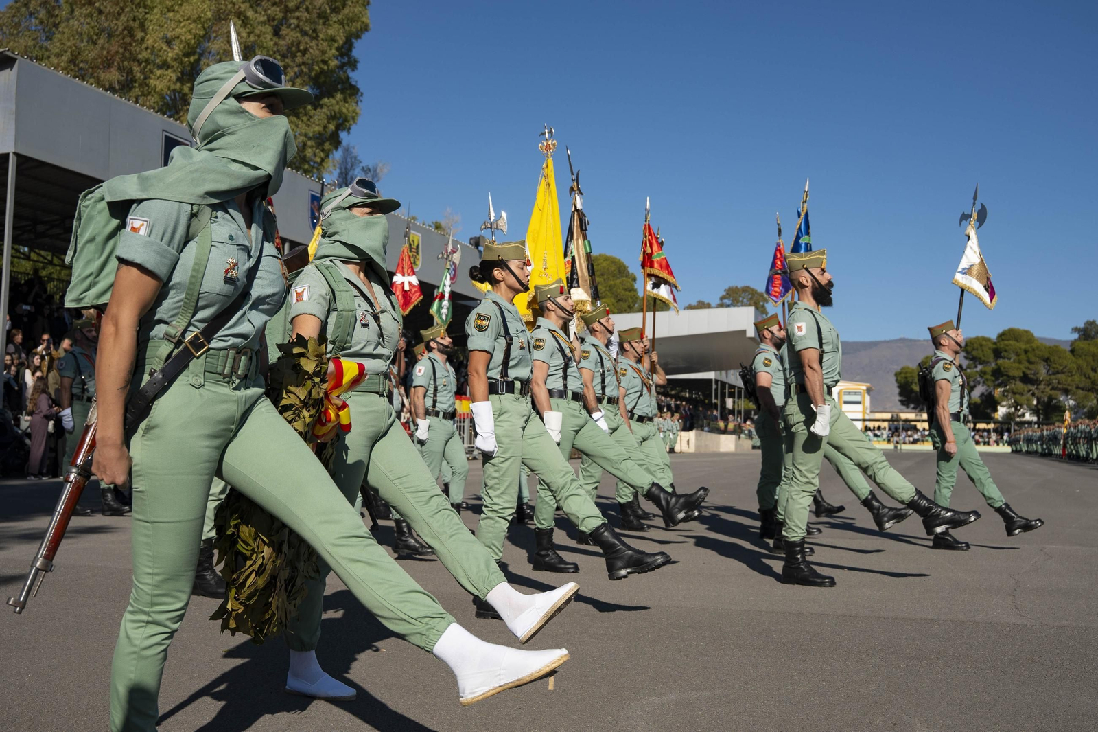 Así conmemora el día de la Inmaculada Concepción la Brigada de la Legión en Almería y despide al contingente que parte a Eslovaquia