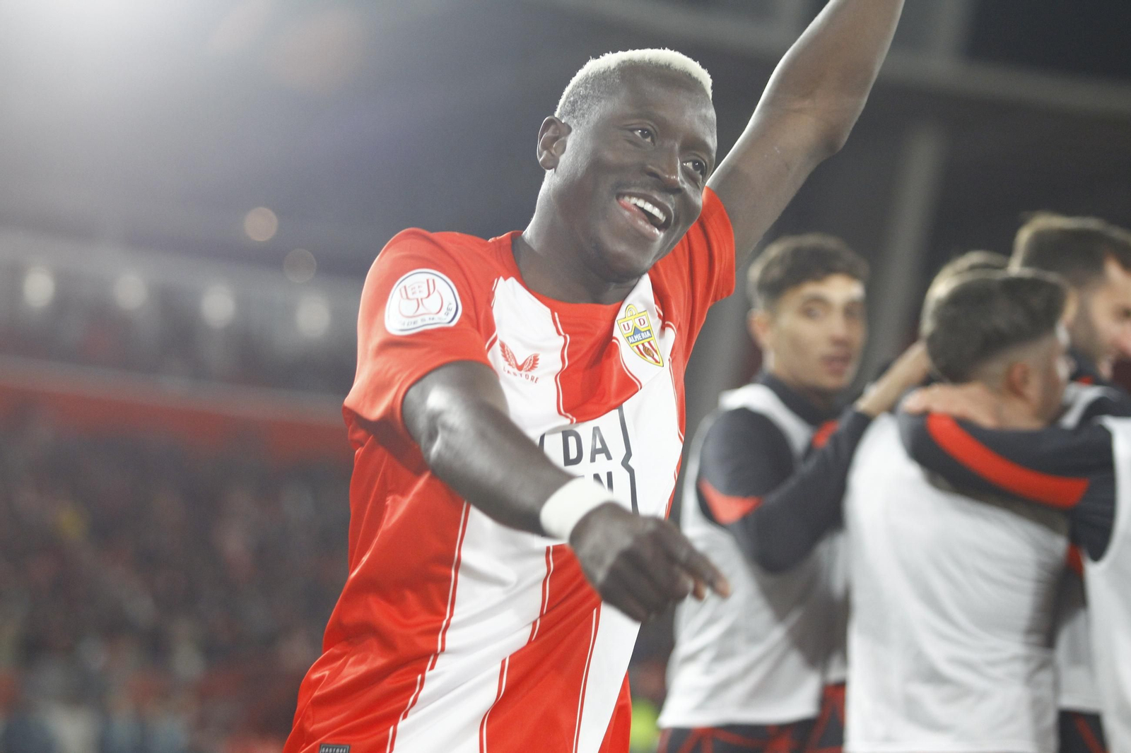 El partido U.D. Almería-C.D. Leganés de Copa del Rey, en imágenes