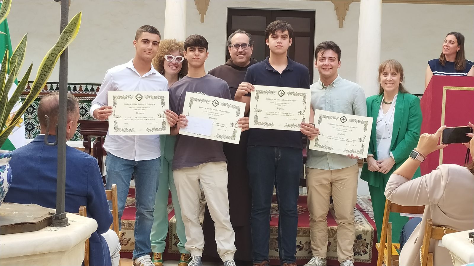 Entrega de premios del certamen Carlos López, en el Liceo de San Fernando