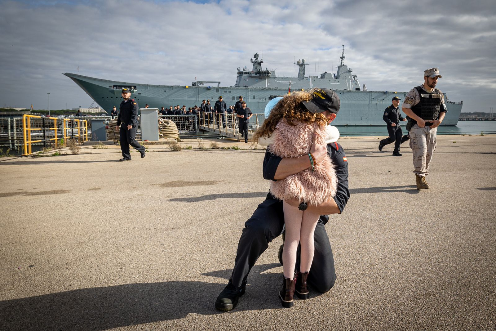 Imágenes del regreso de La fragata 'Numancia' a Rota tras participar en la operación Atalanta