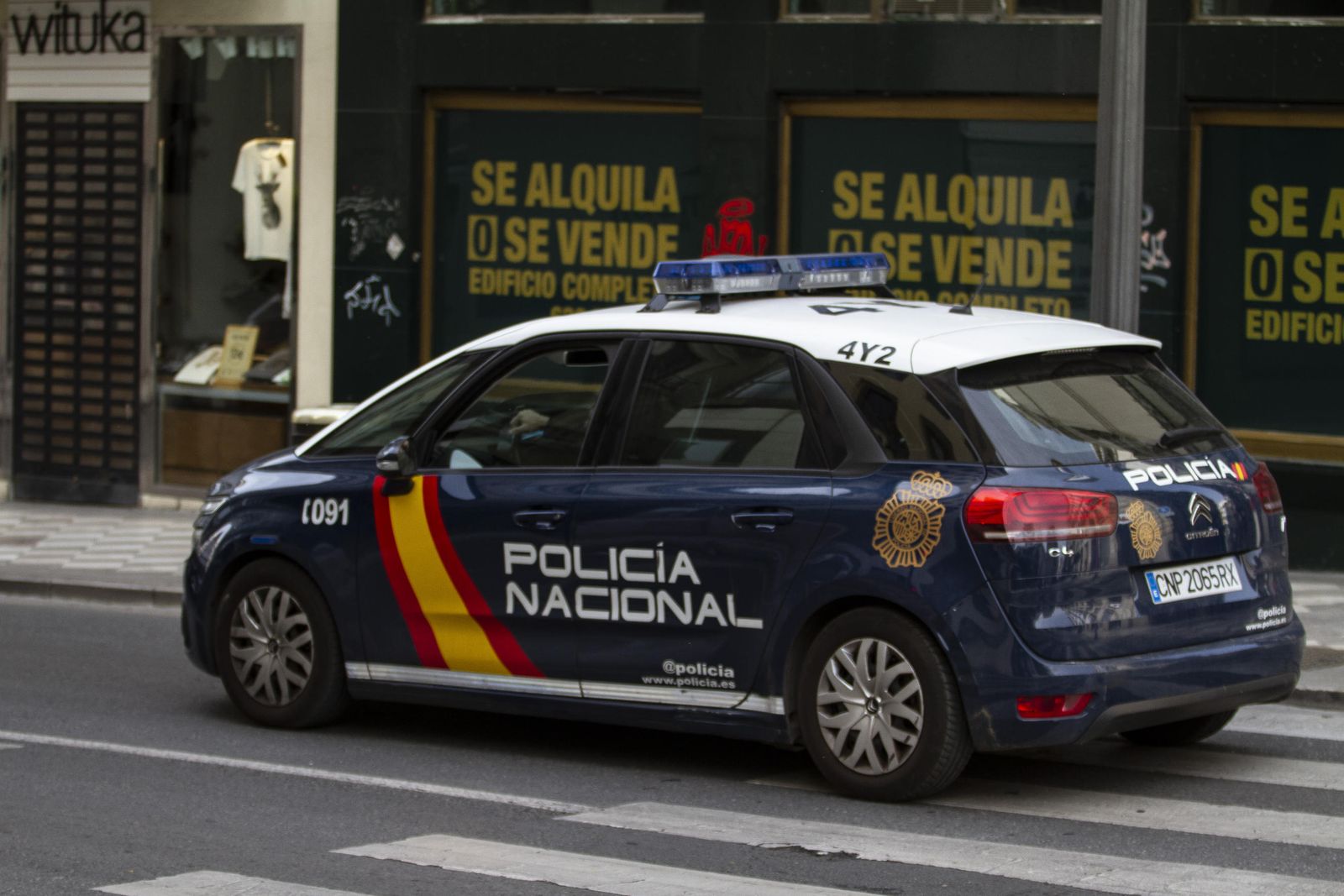 Detenida por robar a pedradas un bolso  en el Camino de Ronda de Granada