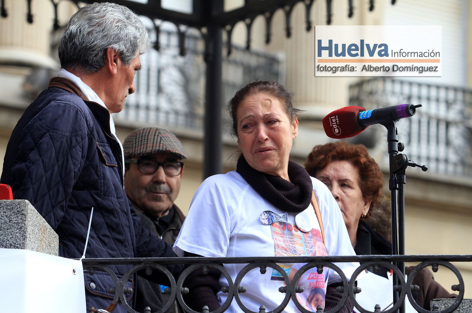 Imágenes de la manifestación contra la derogación de la prisión permanente revisable celebrada en Huelva